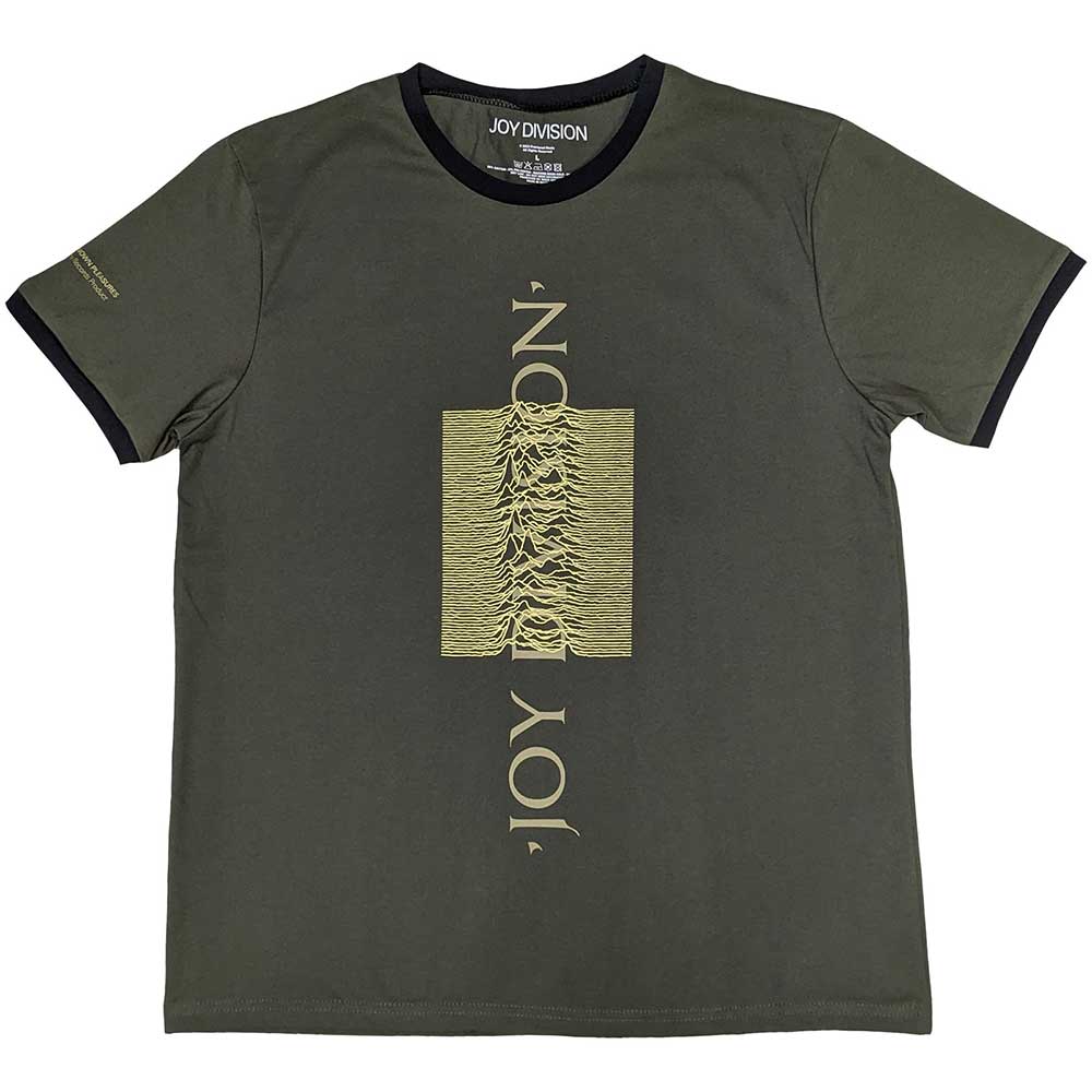 Image of Joy Division Unisex Ringer T Shirt - Blended Pulse Rock Off